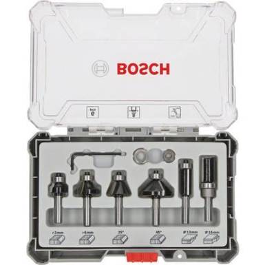 Bosch vágókészlet, 6 db, 8 mm-es szár Bosch Accessories 2607017469 Bosch vágókészlet, 6 db, 8 mm-es szár Bosch Accessories 2607017469