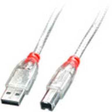 LINDY USB 2.0 Csatlakoz&oacute;k&aacute;bel [1x USB 2.0 dug&oacute;, A t&iacute;pus - 1x USB 2.0 dug&oacute;, B t&iacute;pus] 2 m &Aacute;tl&aacute;tsz&oacute;