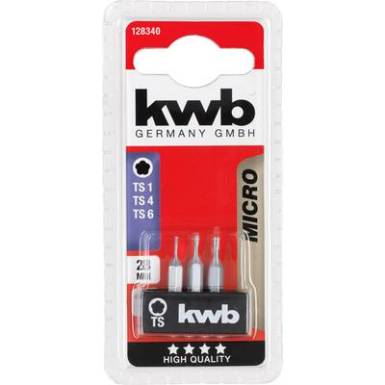 Bit készlet kwb 128340 Acél 1 db Bit készlet kwb 128340 Acél 1 db