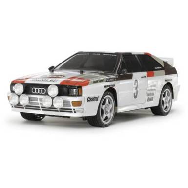 Tamiya TT-02 Audi Quattro Rally Brushed 1:10 RC modellautó Elektro Közúti modell 4WD építőkészlet Tamiya TT-02 Audi Quattro Rally Brushed 1:10 RC modellautó Elektro Közúti modell 4WD építőkészlet