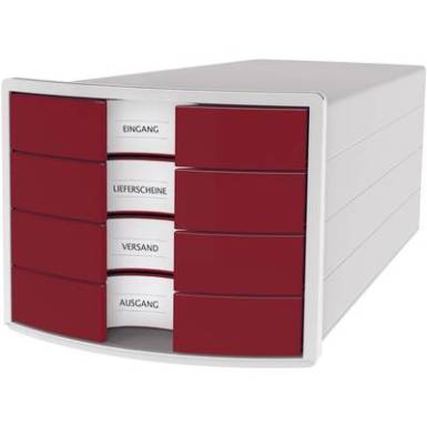 HAN Fi&oacute;kos iratt&aacute;rol&oacute; IMPULS 2.0 1012-17 F&eacute;nyes sz&uuml;rke ATT.INT.NUMBER-DRAWERS: 4