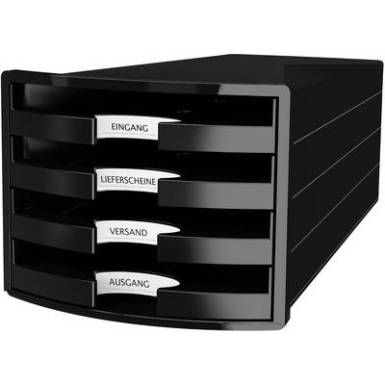 HAN Fi&oacute;kos iratt&aacute;rol&oacute; IMPULS 2.0 1013-13 Fekete ATT.INT.NUMBER-DRAWERS: 4