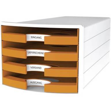 HAN Fi&oacute;kos iratt&aacute;rol&oacute; IMPULS 2.0 1013-51 Feh&eacute;r ATT.INT.NUMBER-DRAWERS: 4