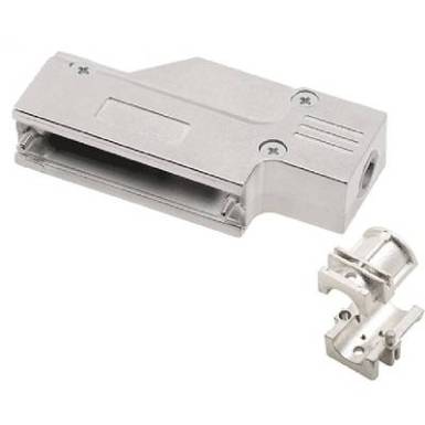 D-SUB ház Pólusszám: 15 Zink öntvény 90 ° Fémes encitech DCMR15-HI-K 1 db D-SUB ház Pólusszám: 15 Zink öntvény 90 ° Fémes encitech DCMR15-HI-K 1 db