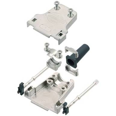 D-SUB ház Pólusszám: 9 Zink öntvény 180 ° Fémes encitech DTZF09-RG-LJS-M3-K 1 db D-SUB ház Pólusszám: 9 Zink öntvény 180 ° Fémes encitech DTZF09-RG-LJS-M3-K 1 db