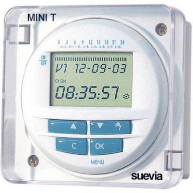 Suevia Practic Log Süllyesztett időzítő Digitális 230 V/AC 16 A/230 V Suevia Practic Log Süllyesztett időzítő Digitális 230 V/AC 16 A/230 V
