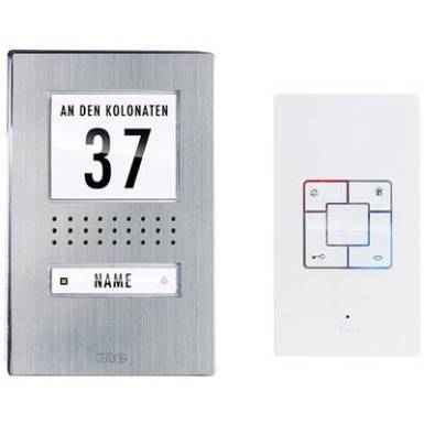 m-e modern-electronics 41165 Kaputelefon Vezet&eacute;kes Komplett k&eacute;szlet Nemesac&eacute;l, Feh&eacute;r