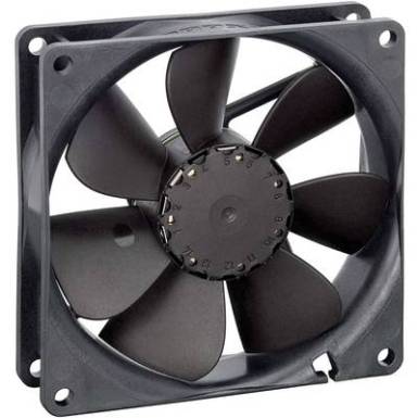 EBM Papst 3412 N/2 G Axi&aacute;lis ventil&aacute;tor 12 V 91 m?/&oacute;ra (H x Sz x Ma) 92 x 92 x 25.4 mm