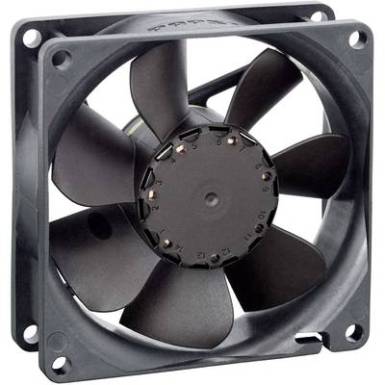EBM Papst 8414NL Axi&aacute;lis ventil&aacute;tor 24 V 30 m?/&oacute;ra (H x Sz x Ma) 25.4 x 80 x 80 mm