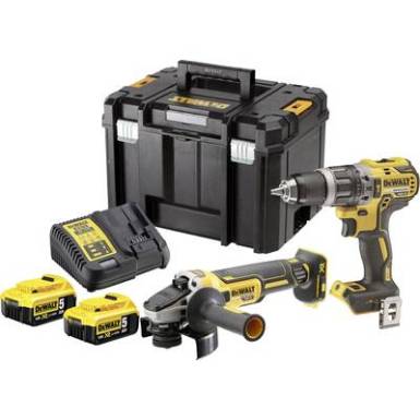 Dewalt DCK2080P2T Akkus &uuml;tvef&uacute;r&oacute;-csavaroz&oacute; 18 V L&iacute;tiumion Hordt&aacute;sk&aacute;val