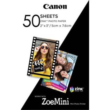 Fénykép nyomtató fénykép papír Canon ZINK(TM) Photo Paper ZP-2050 3215C002 50 lap Fénykép nyomtató fénykép papír Canon ZINK(TM) Photo Paper ZP-2050 3215C002 50 lap