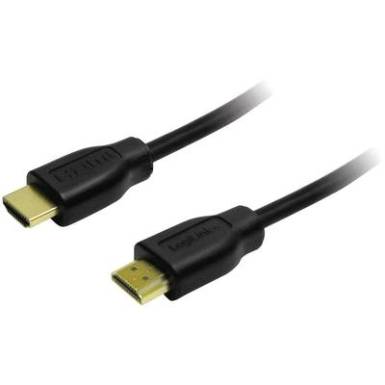 LogiLink HDMI Csatlakoz&oacute;k&aacute;bel [1x HDMI dug&oacute; - 1x HDMI dug&oacute;] 5 m Fekete