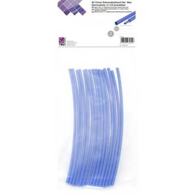 TRU COMPONENTS T1902CA020 Zsugorcső k&eacute;szlet K&eacute;k 1.50 mm Zsugorod&aacute;si ar&aacute;ny:3:1 15 db