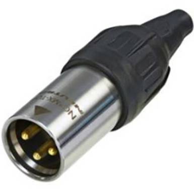 Neutrik XLR csatlakozó Dugó, egyenes Pólusszám: 3 1 db Neutrik XLR csatlakozó Dugó, egyenes Pólusszám: 3 1 db