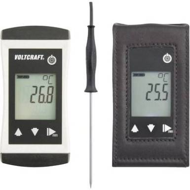 VOLTCRAFT PTM-120 + TG-400 Hőmérséklet mérőműszer -70 - 250 °C Érzékelő típus Pt1000 IP65 VOLTCRAFT PTM-120 + TG-400 Hőmérséklet mérőműszer -70 - 250 °C Érzékelő típus Pt1000 IP65