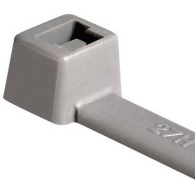 HellermannTyton 116-01818 T18R-PA66-GY K&aacute;belk&ouml;t&ouml;ző 101.60 mm Sz&uuml;rke 100 db
