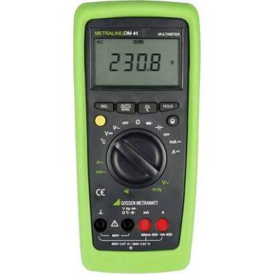 Gossen Metrawatt METRALINE DM 41 Kézi multiméter digitális CAT III 600 V, CAT IV 300 V Kijelző (digitek): 4000 Gossen Metrawatt METRALINE DM 41 Kézi multiméter digitális CAT III 600 V, CAT IV 300 V Kijelző (digitek): 4000