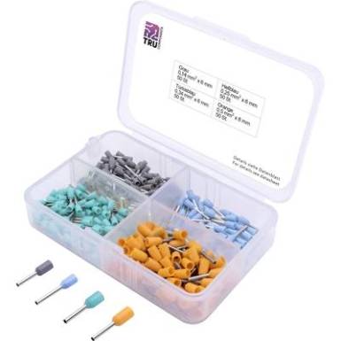 T1903C023 TRU COMPONENTS Érvéghüvely készlet 1 x 0.14, 0.25, 0.34, 0.50 Részlegesen szigetelt Szürke, Világoskék, Türkiz, Narancs 1 db T1903C023 TRU COMPONENTS Érvéghüvely készlet 1 x 0.14, 0.25, 0.34, 0.50 Részlegesen szigetelt Szürke, Világoskék, Türkiz, Narancs 1 db