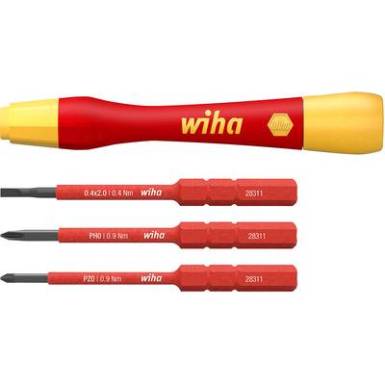 VDE Csavarhúzó készlet 4 részes Wiha SB28310401 VDE Csavarhúzó készlet 4 részes Wiha SB28310401
