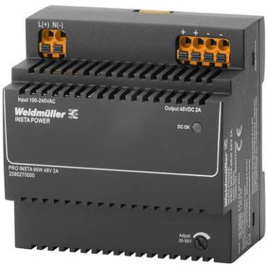 Weidmüller PRO INSTA 96W 48V 2A Kalapsínes tápegység 24 V/DC 2 A 96 W Weidmüller PRO INSTA 96W 48V 2A Kalapsínes tápegység 24 V/DC 2 A 96 W