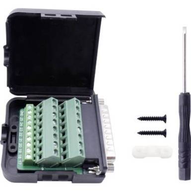 TRU COMPONENTS D-SUB tűs kapocsl&eacute;c k&eacute;szlet P&oacute;lussz&aacute;m: 25 Csavaros csatlakoz&oacute; 1 db