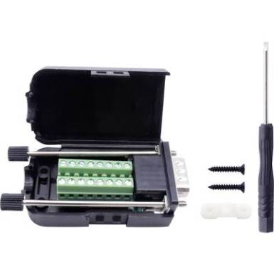 TRU COMPONENTS D-SUB tűs kapocsléc készlet Pólusszám: 15 Csavaros csatlakozó 1 db TRU COMPONENTS D-SUB tűs kapocsléc készlet Pólusszám: 15 Csavaros csatlakozó 1 db