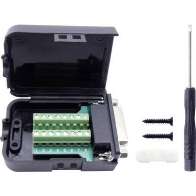 TRU COMPONENTS D-SUB hüvelyes kapocsléc készlet Pólusszám: 15 Csavaros csatlakozó 1 db TRU COMPONENTS D-SUB hüvelyes kapocsléc készlet Pólusszám: 15 Csavaros csatlakozó 1 db
