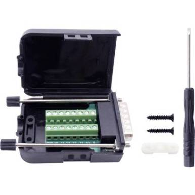 TRU COMPONENTS D-SUB tűs kapocsléc készlet Pólusszám: 15 Csavaros csatlakozó 1 db TRU COMPONENTS D-SUB tűs kapocsléc készlet Pólusszám: 15 Csavaros csatlakozó 1 db