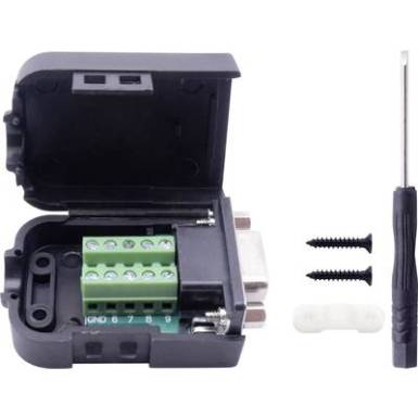 TRU COMPONENTS T1904C091 D-SUB tűs kapocsléc készlet Pólusszám: 9 Csavaros csatlakozó 1 db TRU COMPONENTS T1904C091 D-SUB tűs kapocsléc készlet Pólusszám: 9 Csavaros csatlakozó 1 db