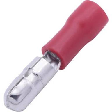 Kerek dug&oacute; 0.50 mm? 1.50 mm? R&eacute;szlegesen szigetelt Piros TRU COMPONENTS 8436616 25 db