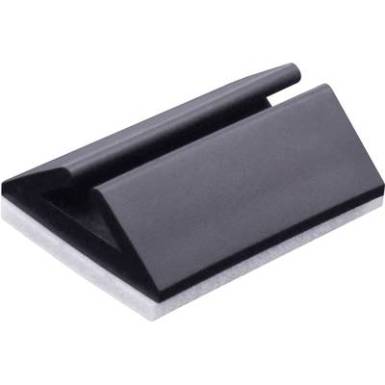 TRU COMPONENTS 8436656 T1904CA036 Öntapadós kötegelő talp öntapadó Fekete 10 db TRU COMPONENTS 8436656 T1904CA036 Öntapadós kötegelő talp öntapadó Fekete 10 db