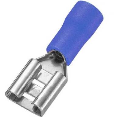 Csúszósarus hüvely szortiment Dugasz szélesség: 6.30 mm Dugaszolási vastagság: 0.80 mm 180 ° Részlegesen szigetelt Kék TRU COMPONENTS 8436660 25 db Csúszósarus hüvely szortiment Dugasz szélesség: 6.30 mm Dugaszolási vastagság: 0.80 mm 180 ° Részlegesen szigetelt Kék TRU COMPONENTS 8436660 25 db