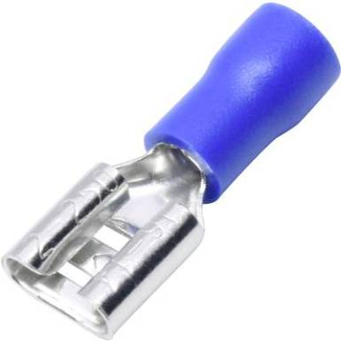 Csúszósarus hüvely szortiment Dugasz szélesség: 2.80 mm Dugaszolási vastagság: 0.80 mm 180 ° Részlegesen szigetelt Kék TRU COMPONENTS 8436676 25 db Csúszósarus hüvely szortiment Dugasz szélesség: 2.80 mm Dugaszolási vastagság: 0.80 mm 180 ° Részlegesen szigetelt Kék TRU COMPONENTS 8436676 25 db