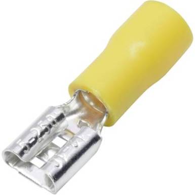 Csúszósarus hüvely szortiment Dugasz szélesség: 6.30 mm Dugaszolási vastagság: 0.80 mm 180 ° Részlegesen szigetelt Sárga TRU COMPONENTS 8436680 15 db Csúszósarus hüvely szortiment Dugasz szélesség: 6.30 mm Dugaszolási vastagság: 0.80 mm 180 ° Részlegesen szigetelt Sárga TRU COMPONENTS 8436680 15 db