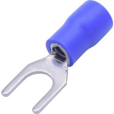 Villás kábelsaru 1.50 mm? 2.50 mm? Lyuk átmérő=5.30 mm Részlegesen szigetelt Kék TRU COMPONENTS 8436772 25 db Villás kábelsaru 1.50 mm? 2.50 mm? Lyuk átmérő=5.30 mm Részlegesen szigetelt Kék TRU COMPONENTS 8436772 25 db