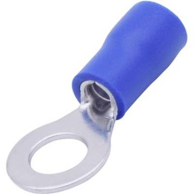 TRU COMPONENTS 8436832 Gyűrűs kábelsaru Keresztmetszet (max.)=2.50 mm? Lyuk átmérő=5.30 mm Részlegesen szigetelt Kék 25 db TRU COMPONENTS 8436832 Gyűrűs kábelsaru Keresztmetszet (max.)=2.50 mm? Lyuk átmérő=5.30 mm Részlegesen szigetelt Kék 25 db
