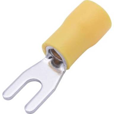 Villás kábelsaru 4 mm? 6 mm? Lyuk átmérő=5.30 mm Részlegesen szigetelt Sárga TRU COMPONENTS 8436880 15 db Villás kábelsaru 4 mm? 6 mm? Lyuk átmérő=5.30 mm Részlegesen szigetelt Sárga TRU COMPONENTS 8436880 15 db