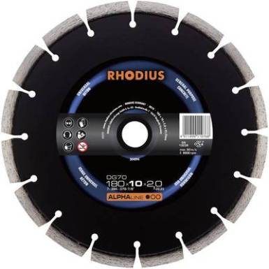 Rhodius DG70 gyémántvágó korong 115 x 7,0 x 1,6 x 22,23 mm Rhodius 304091 ? 115 mm 1 db Rhodius DG70 gyémántvágó korong 115 x 7,0 x 1,6 x 22,23 mm Rhodius 304091 ? 115 mm 1 db