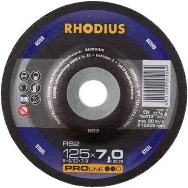 Nagyolótárcsa, hajlított 230 mm 22.23 mm Rhodius RS2 200274 1 db Nagyolótárcsa, hajlított 230 mm 22.23 mm Rhodius RS2 200274 1 db