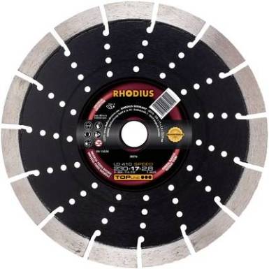Rhodius LD410 SPEED gyémántlap 230 x 17,0 x 2,8 x 22,23 mm Rhodius 303716 ? 230 mm 1 db Rhodius LD410 SPEED gyémántlap 230 x 17,0 x 2,8 x 22,23 mm Rhodius 303716 ? 230 mm 1 db