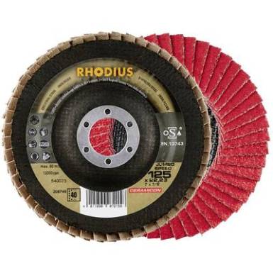 Rhodius JUMBO SPEED ventilátor lemez 125 x 22,23 - P80 Rhodius 208748 ? 125 mm 1 db Rhodius JUMBO SPEED ventilátor lemez 125 x 22,23 - P80 Rhodius 208748 ? 125 mm 1 db