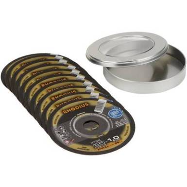 Vágótárcsa, egyenes 125 mm 22.23 mm Rhodius XT38 210747 10 db Vágótárcsa, egyenes 125 mm 22.23 mm Rhodius XT38 210747 10 db