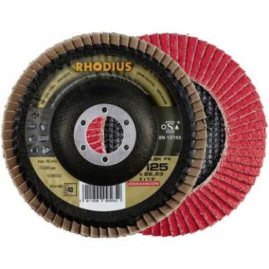 Rhodius LSK FK ventil&aacute;tor lemez 125 x 22,23 - P80 Rhodius 210184 ? 125 mm 1 db