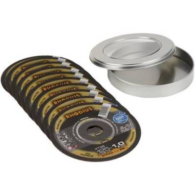 Vágótárcsa, egyenes 125 mm 22.23 mm Rhodius XT38 210748 10 db Vágótárcsa, egyenes 125 mm 22.23 mm Rhodius XT38 210748 10 db