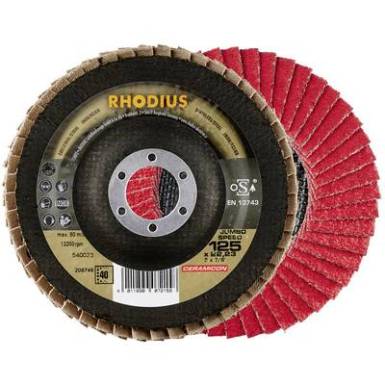 Rhodius JUMBO SPEED Ventilátorlemez 125 x 22,23 - P40 Rhodius 208746 ? 125 mm 1 db Rhodius JUMBO SPEED Ventilátorlemez 125 x 22,23 - P40 Rhodius 208746 ? 125 mm 1 db