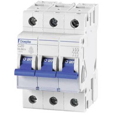 Doepke 09914293 Vezet&eacute;k v&eacute;dőkapcsol&oacute; 3 p&oacute;lus&uacute; 16 A 230 V, 400 V