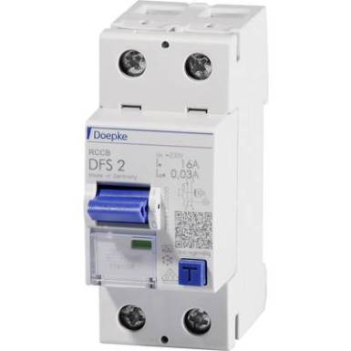 Doepke 09124601 Hibaáram védőkapcsoló 2 pólusú 25 A 0.03 A 230 V Doepke 09124601 Hibaáram védőkapcsoló 2 pólusú 25 A 0.03 A 230 V