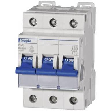 Doepke 09916113 Vezeték védőkapcsoló 3 pólusú 16 A 230 V, 400 V Doepke 09916113 Vezeték védőkapcsoló 3 pólusú 16 A 230 V, 400 V
