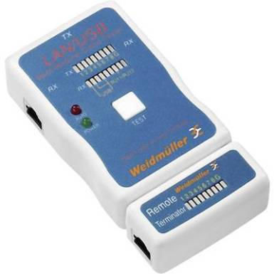 Weidmüller LAN USB TESTERHálózati kábel teszter, kábel teszter Alkalmas LAN, USB Weidmüller LAN USB TESTERHálózati kábel teszter, kábel teszter Alkalmas LAN, USB