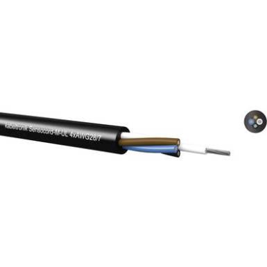 Sensocord(R)-M-UL 4xAWG28/7,black, Miniature-Sensor cable 242040800 Kabeltronik Sensocord(R)-M-UL 4xAWG28/7,black, Miniature-Sensor cable 242040800 Kabeltronik